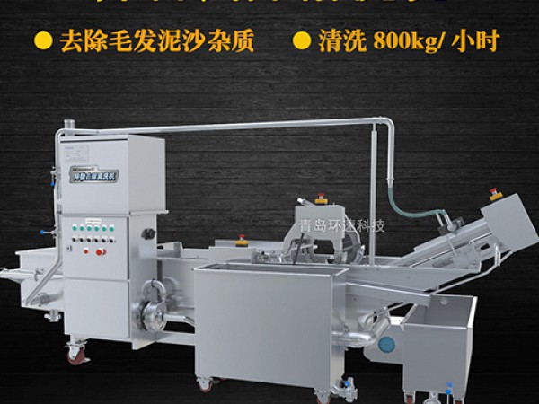 蔬菜氣泡清洗機(jī)，氣泡清洗，清洗800kg/小時(shí)
